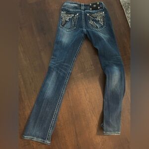 Miss Me Blue Embellished Jeans